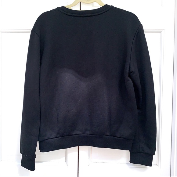 Sandro Black Embroidered Patterned Sweater - Picture 3 of 8